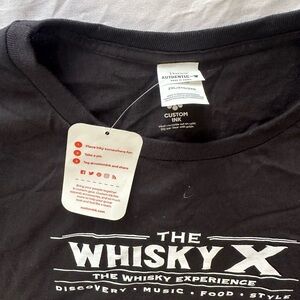 Black Tshirt the whiskey x